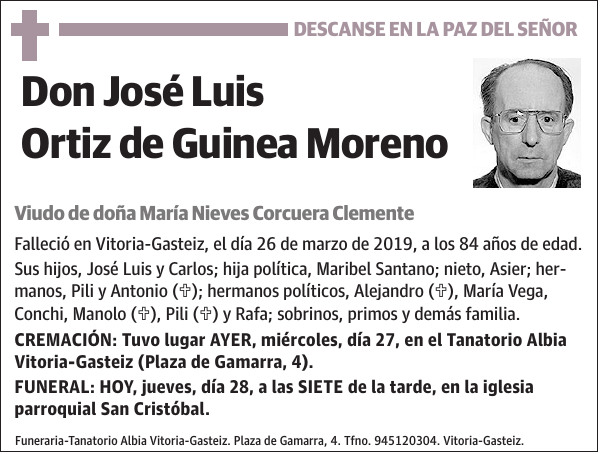 José Luis Ortiz de Guinea Moreno