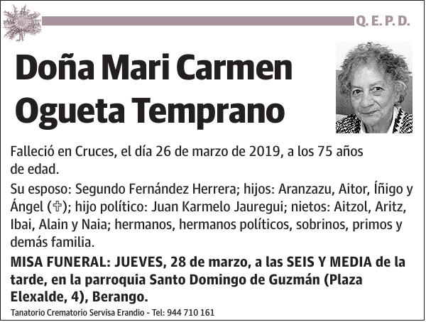 Mari Carmen Ogueta Temprano