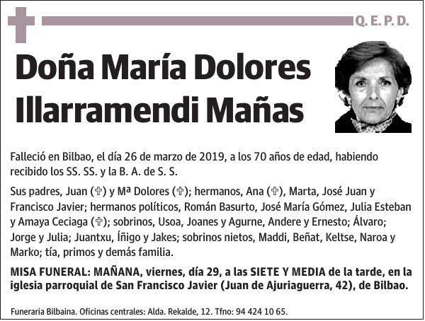 María Dolores Illarramendi Mañas