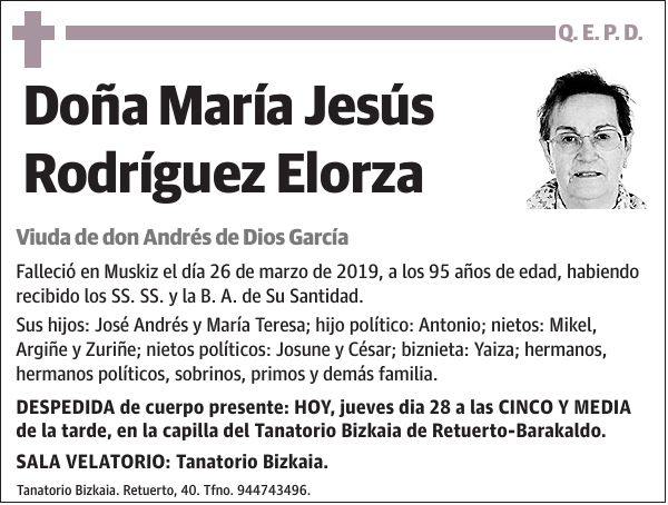 María Jesús Rodríguez Elorza