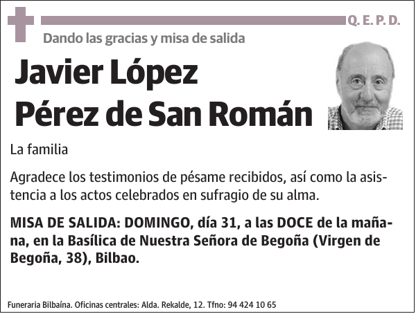 Javier López Pérez de San Román