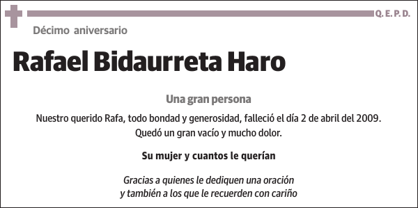 Rafael Bidaurreta Haro