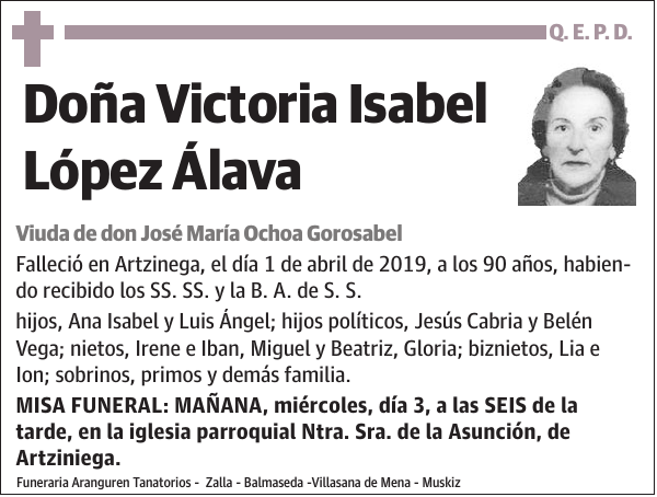 Victoria Isabel López Álava