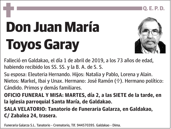 Juan María Toyos Garay