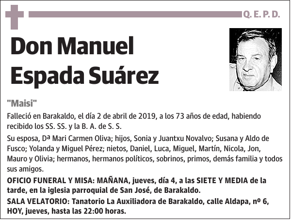 Manuel Espada Suárez