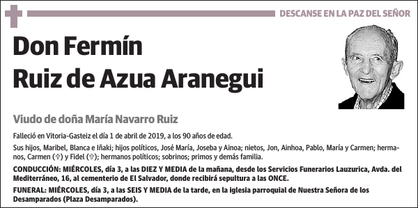 Fermín Ruiz de Azua Aranegui