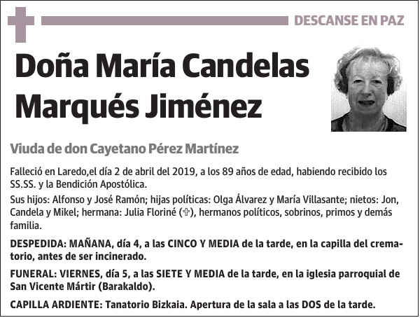 María Candelas Marqués Jiménez