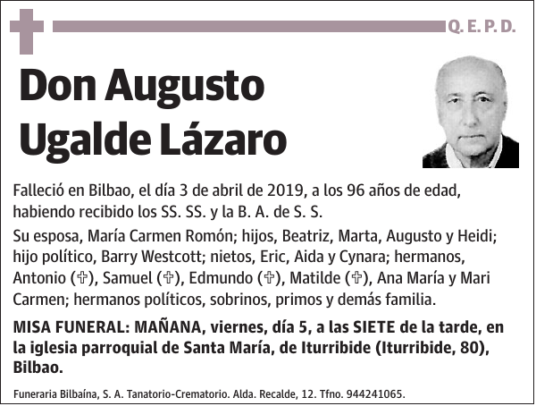 Augusto Ugalde Lázaro