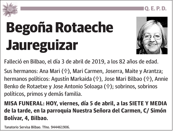 Begoña Rotaeche Jaureguizar