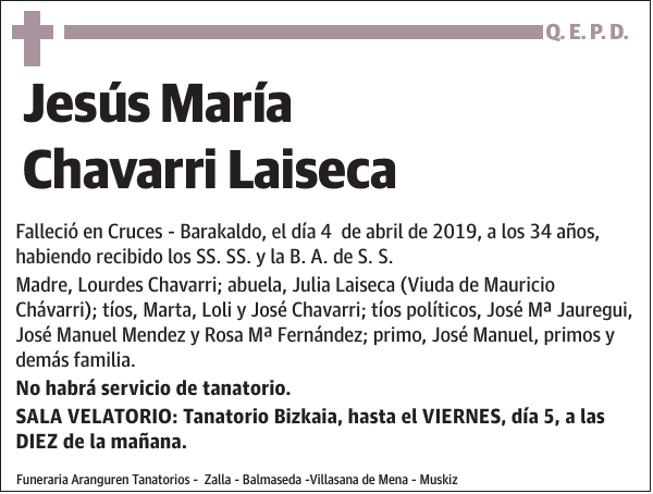 Jesús María Chavarri Laiseca