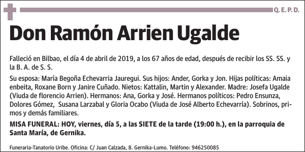 Ramón Arrien Ugalde