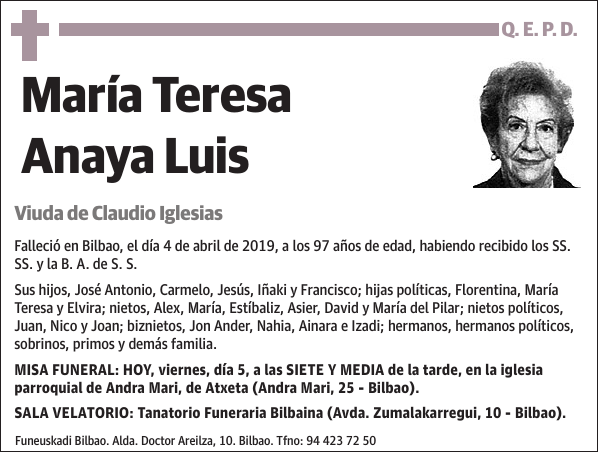 María Teresa Anaya Luis