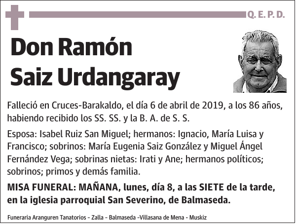 Ramón Saiz Urdangaray