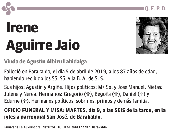 Irene Aguirre Jaio