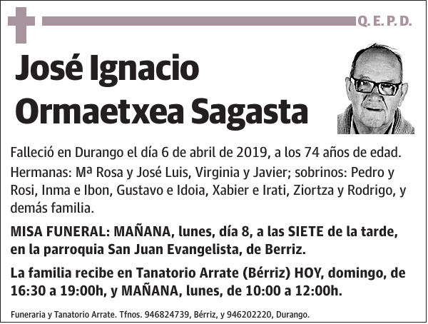 José Ignacio Ormaetxea Sagasta