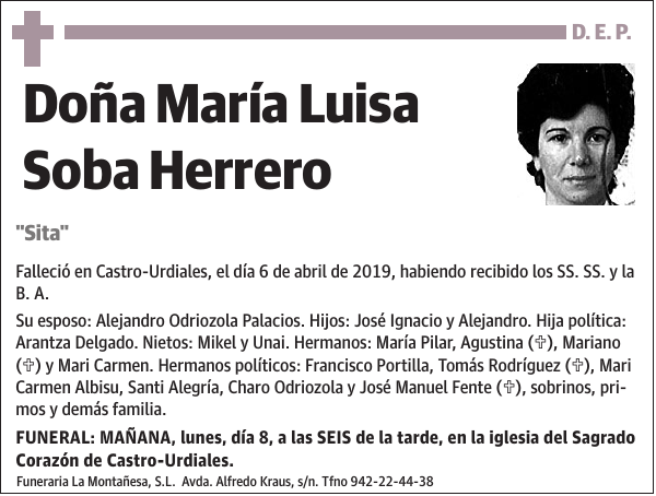 María Luisa Soba Herrero