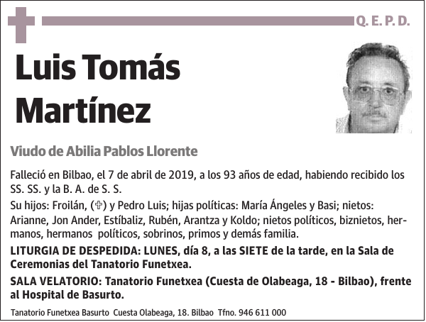 Luis Tomás Martínez