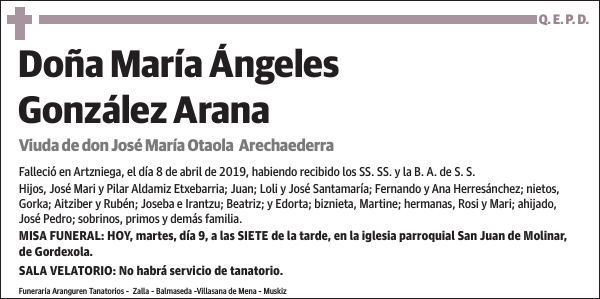 María Ángeles González Arana