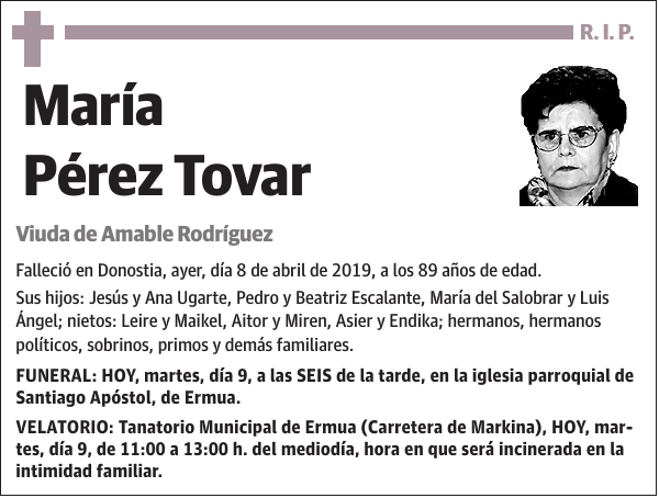 María Pérez Tovar