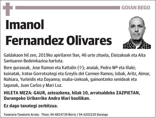 Imanol Fernandez Olivares