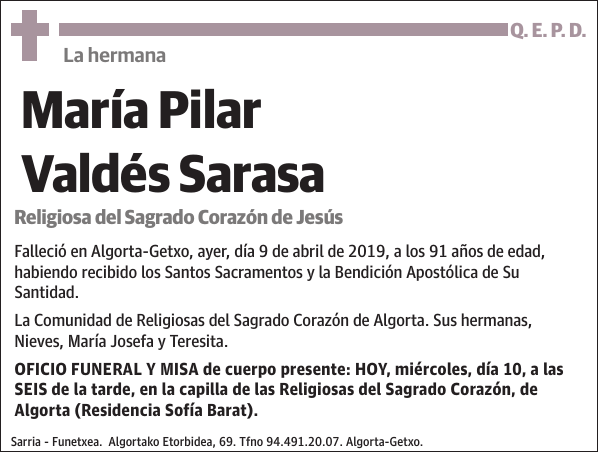 María Pilar Valdés Sarasa