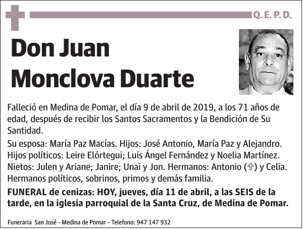 Juan Monclova Duarte