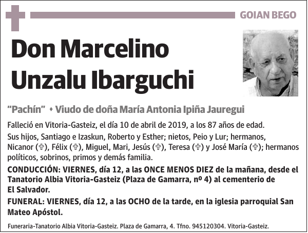 Marcelino Unzalu Ibarguchi