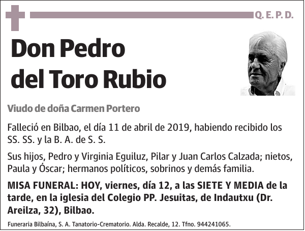 Pedro del Toro Rubio