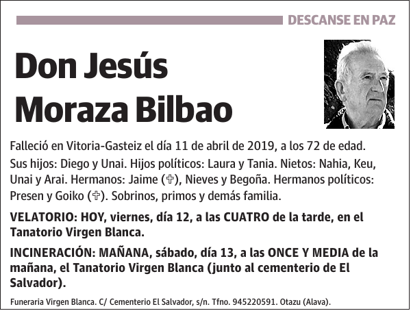 Jesús Moraza Bilbao