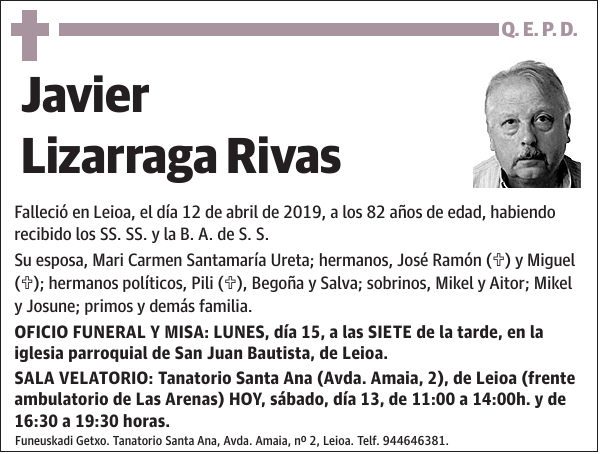 Javier Lizarraga Rivas