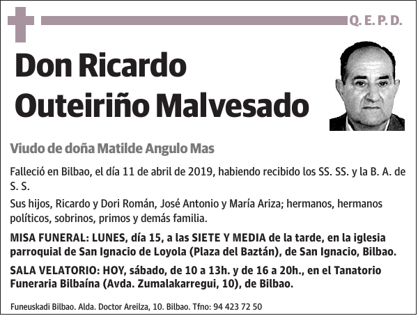 Ricardo Outeiriño Malvesado