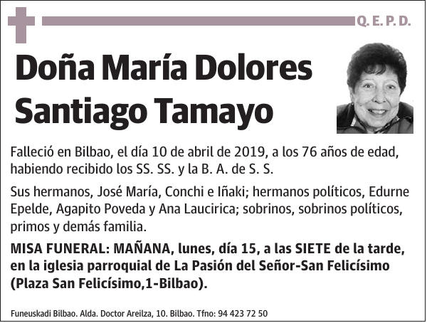 María Dolores Santiago Tamayo