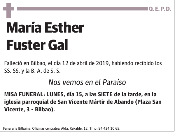 María Esther Fuster Gal