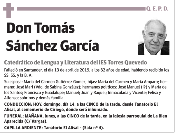 Tomás Sánchez García