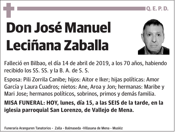 José Manuel Leciñana Zaballa