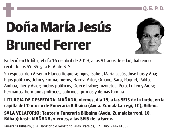 María Jesús Bruned Ferrer