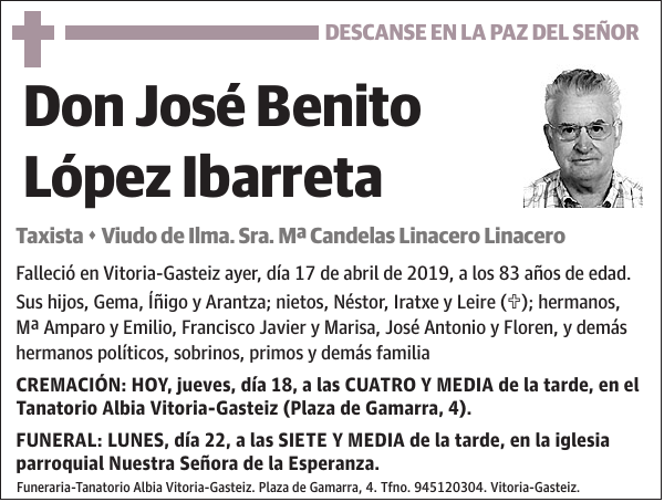 José Benito López Ibarreta