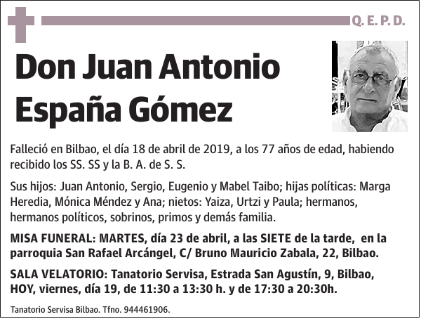 Juan Antonio España Gómez