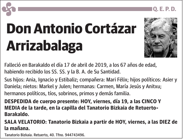 Antonio Cortázar Arrizabalaga