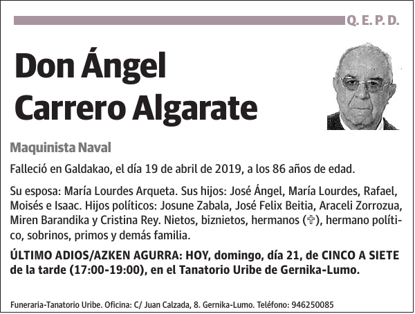 Ángel Carrero Algarate