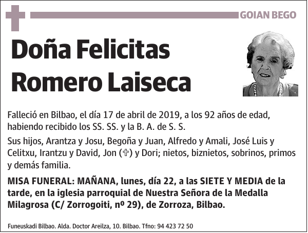 Felicitas Romero Laiseca