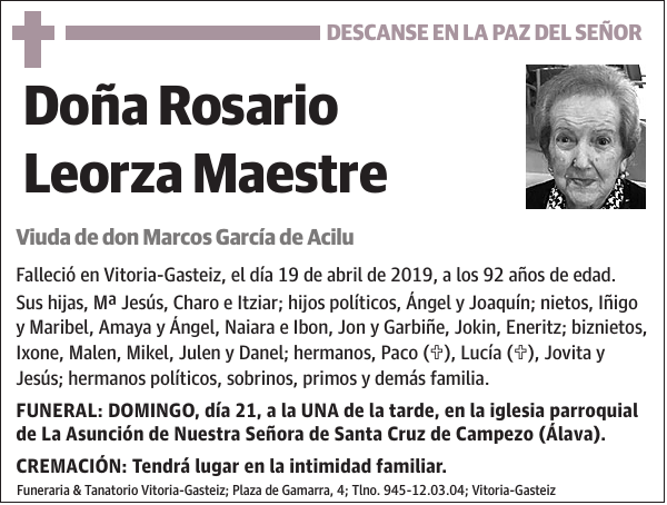 Rosario Leorza Maestre