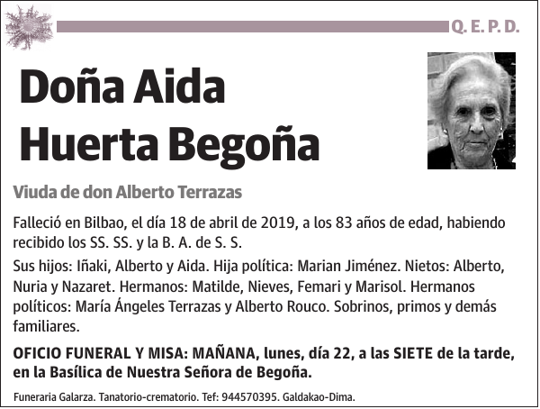 Aida Huerta Begoña