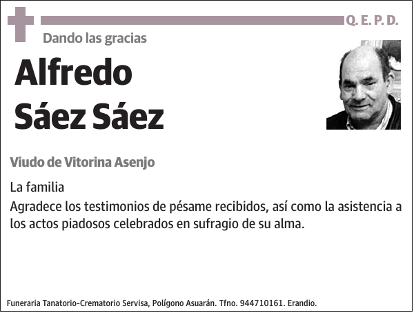 Alfredo Sáez Sáez