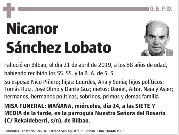 Nicanor Sánchez Lobato