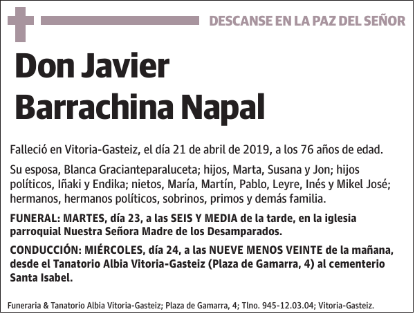 Javier Barrachina Napal