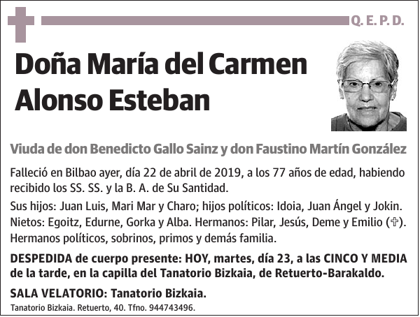 María del Carmen Alonso Esteban