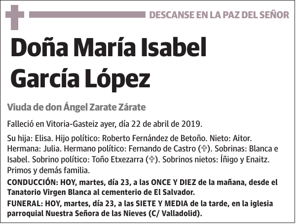 María Isabel García López