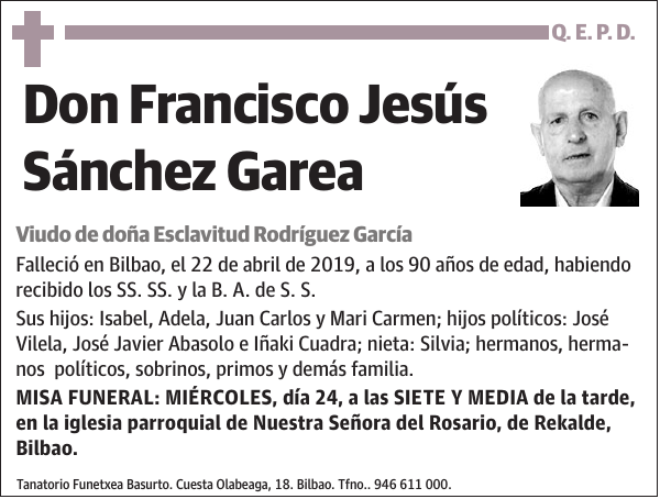 Francisco Jesús Sánchez Garea