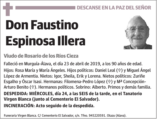 Faustino Espinosa Illera